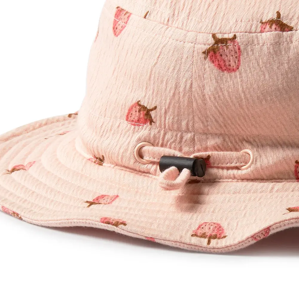 Wilson & Frenchie Wilson and Frenchy Strawberry Kisses Organic Sun Hat