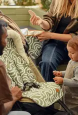 OiOi OiOi Green Squiggle/Fleece Pram Liner