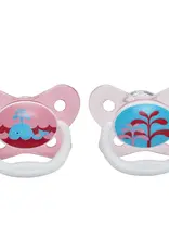 Dr Browns Dr Brown’s PreVent Contoured Pacifier STAGE 1 - (2 Pack) 0-6 months Pink