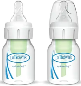 Dr Browns Dr Brown’s 60ml Narrow OPTIONS Bottle/Preemie Teat - 2 Pack  -  Replaces 057