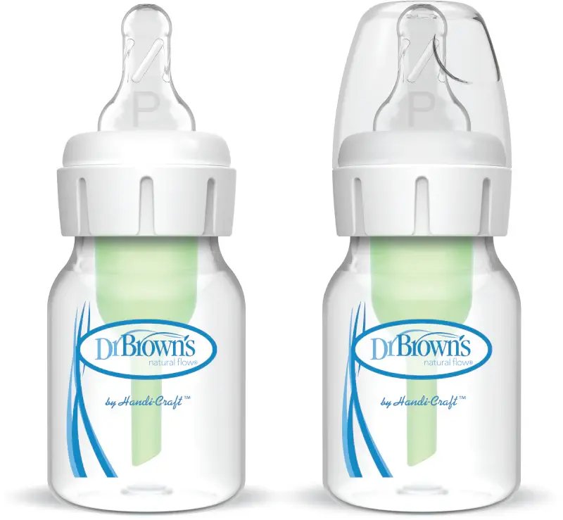 Dr Browns Dr Brown’s 60ml Narrow OPTIONS Bottle/Preemie Teat - 2 Pack  -  Replaces 057