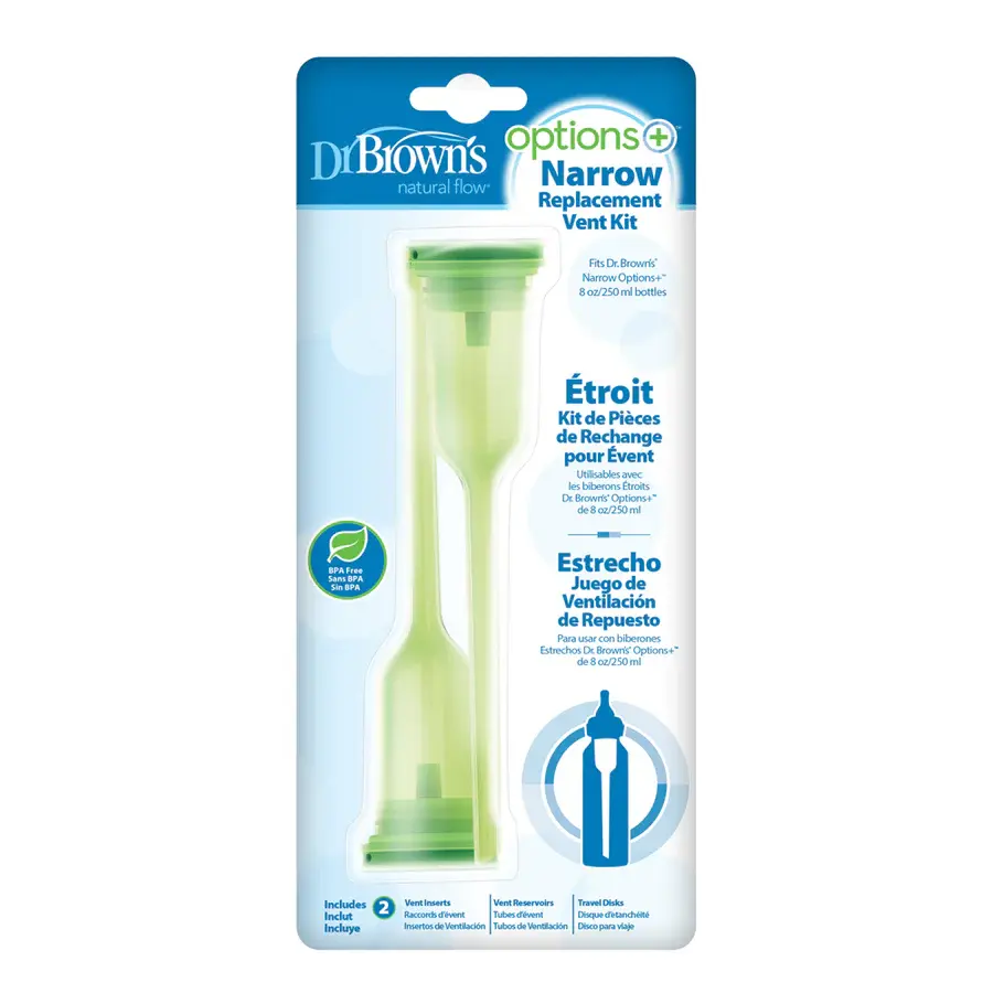 Dr Browns Dr Brown's 250ml Narrow Option Replacement (2 Pack Vent & Reservoir)