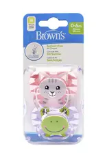Dr Browns Dr Brown's Prevent Printed Shield Pacifier Stage 1 (2 Pack)