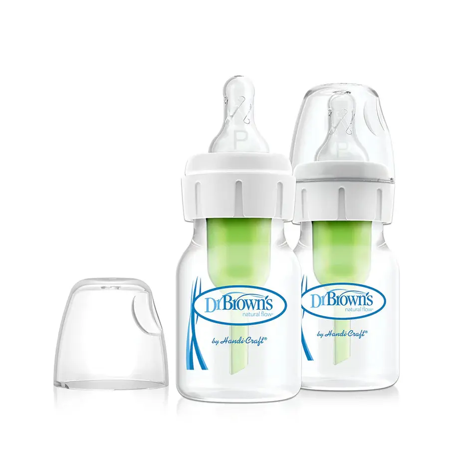 Dr Browns Dr Brown’s Narrow Neck 60ml Feeding Bottle Option Level 1 Teat Single