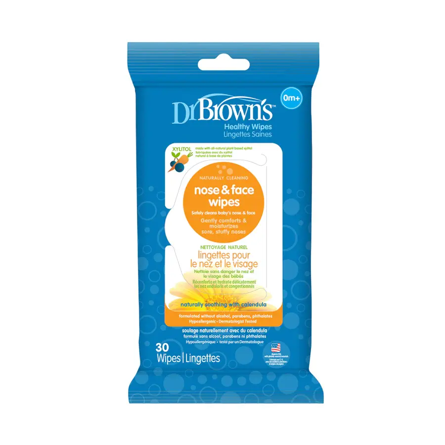 Dr Browns Dr Brown’s Healthy Wipes Nose & Face