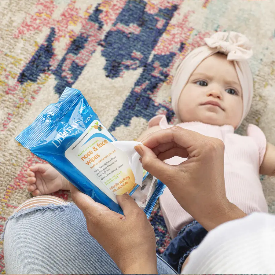 Dr Browns Dr Brown’s Healthy Wipes Nose & Face