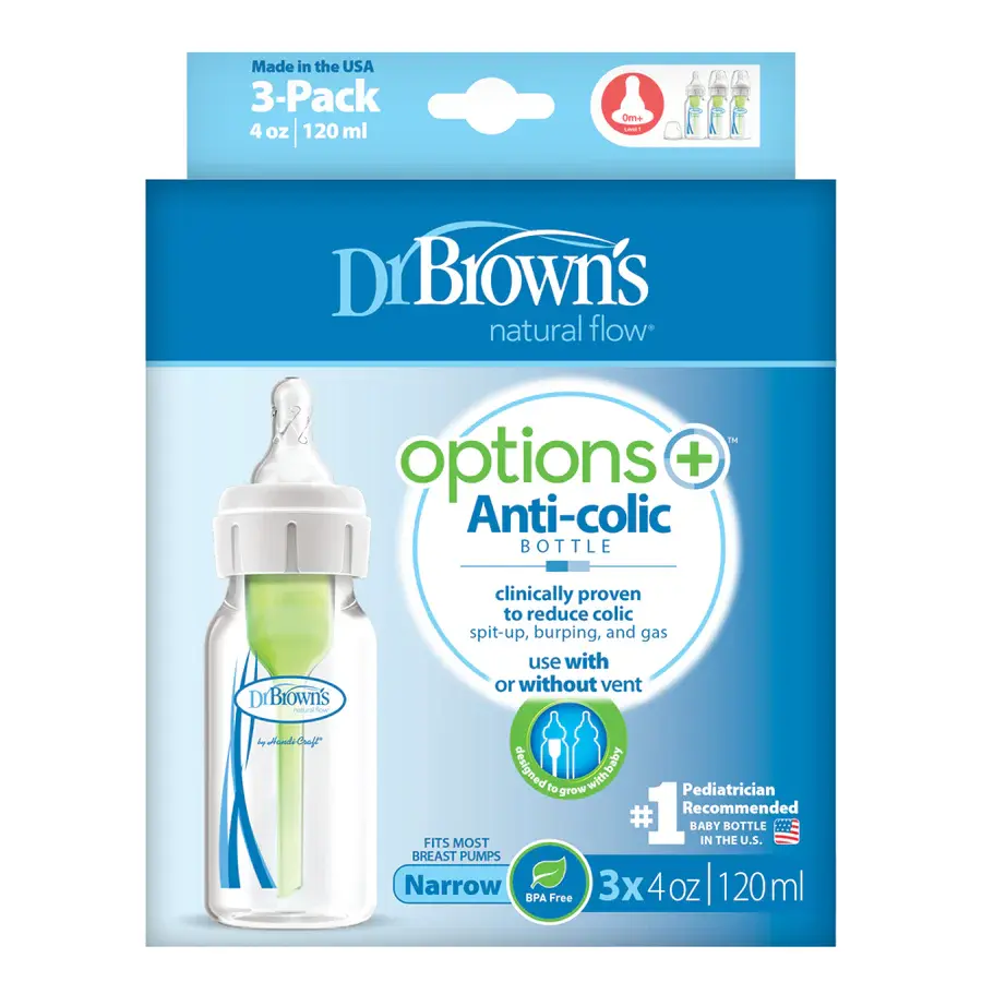 Dr Browns Dr Brown’s 120ml Narrow Neck Feeding Bottle