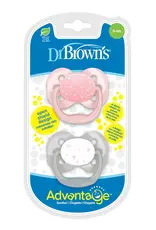 Dr Browns Dr Brown's Advantage Pacifier, Stage 1, 2 Pack