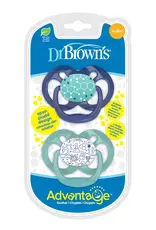 Dr Browns Dr Brown's Advantage Pacifier, Stage 2, 2 Pack