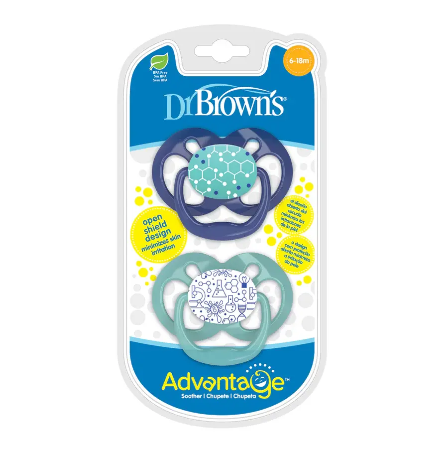 Dr Browns Dr Brown's Advantage Pacifier, Stage 2, 2 Pack