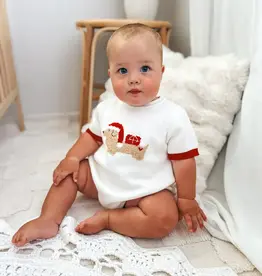 Indigo Dreams Indigo Dreams Santa Paws Bubble Romper