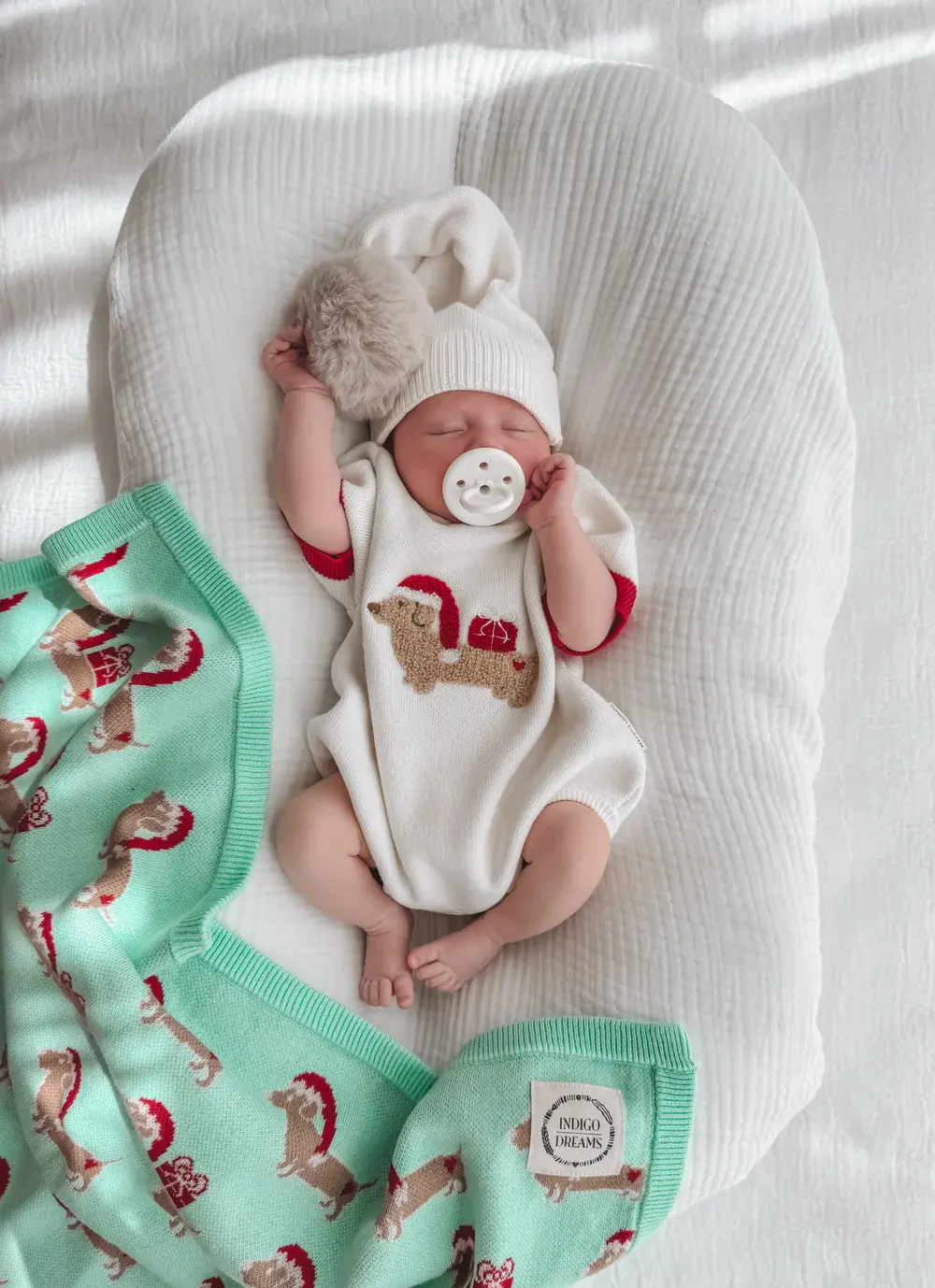 Indigo Dreams Indigo Dreams Santa Paws Bubble Romper