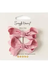 Snuggle Hunny Kids Snuggle Hunny Dusty Pink Piggy Tail Hair Clips - Pair