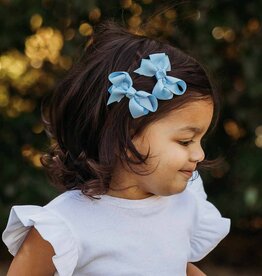 Snuggle Hunny Kids Snuggle Hunny Baby Blue Piggy Tail Hair Clips - Pair