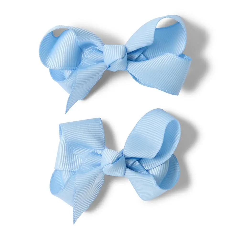 Snuggle Hunny Kids Snuggle Hunny Baby Blue Piggy Tail Hair Clips - Pair