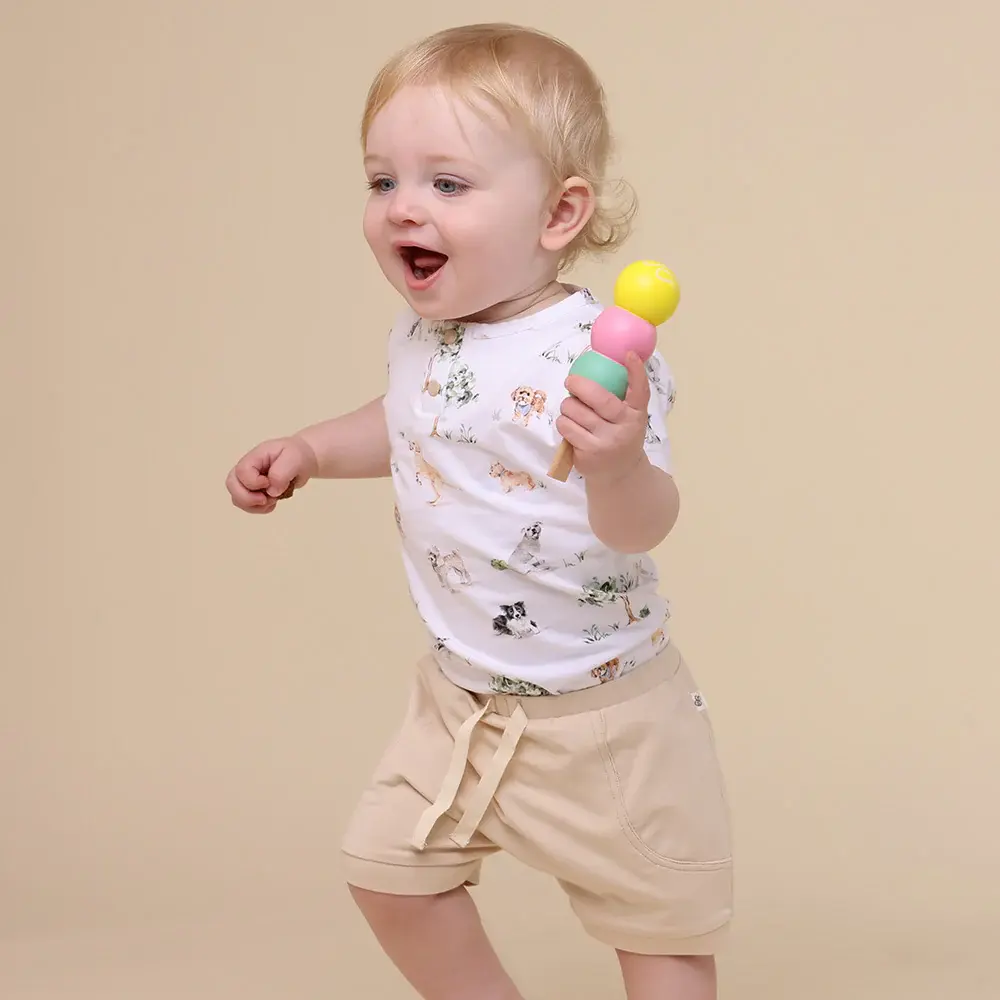 Snuggle Hunny Kids Snuggle Hunny Babyccino Organic Shorts