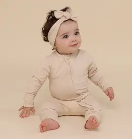 Snuggle Hunny Kids Snuggle Hunny Babyccino Organic Snugglesuit Convertible Romper