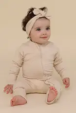 Snuggle Hunny Kids Snuggle Hunny Babyccino Organic Snugglesuit Convertible Romper