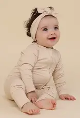 Snuggle Hunny Kids Snuggle Hunny Babyccino Organic Snugglesuit Convertible Romper