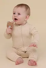 Snuggle Hunny Kids Snuggle Hunny Babyccino Organic Snugglesuit Convertible Romper