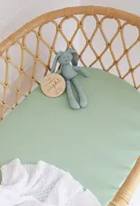 Snuggle Hunny Kids Snuggle Hunny Mint Organic Bassinet Sheet / ChangePad Cover