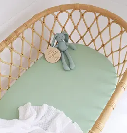 Snuggle Hunny Kids Snuggle Hunny Mint Organic Bassinet Sheet / ChangePad Cover