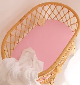 Snuggle Hunny Kids Snuggle Hunny Bubblegum Organic Bassinet Sheet / Change Pad Cover