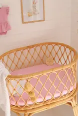 Snuggle Hunny Kids Snuggle Hunny Bubblegum Organic Bassinet Sheet / Change Pad Cover