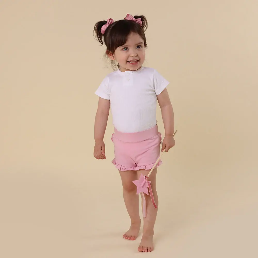 Snuggle Hunny Kids Snuggle Hunny Bubblegum Organic Jersey Bloomers