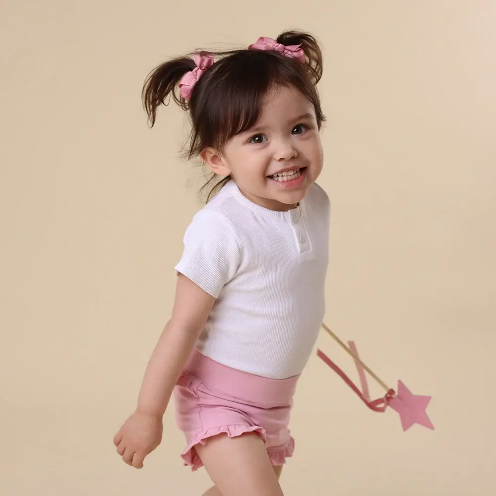 Snuggle Hunny Kids Snuggle Hunny Bubblegum Organic Jersey Bloomers