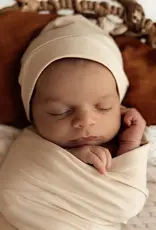 Snuggle Hunny Kids Snuggle Hunny Babyccino Organic Jersey Wrap & Beanie Set