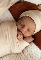 Snuggle Hunny Kids Snuggle Hunny Babyccino Organic Jersey Wrap & Beanie Set