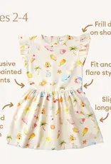 Snuggle Hunny Kids Snuggle Hunny Beach Fun Short Sleeve Organic Dress