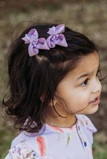 Snuggle Hunny Kids Snuggle Hunny Soft Violet Piggy Tail Hair Clips - Pair