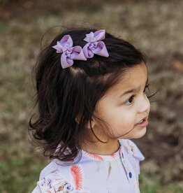 Snuggle Hunny Kids Snuggle Hunny Soft Violet Piggy Tail Hair Clips - Pair