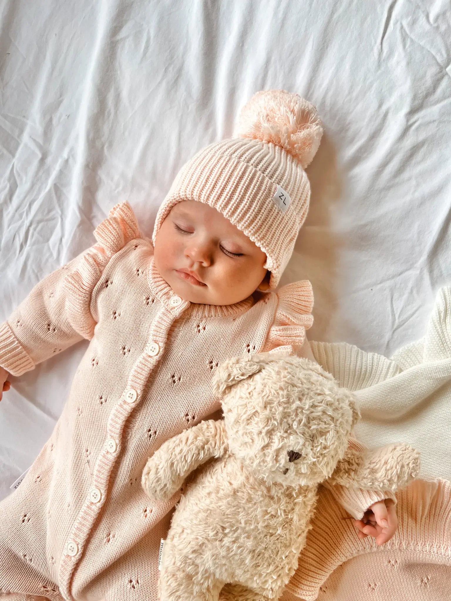 Ziggy Lou Ziggy Lou Beanie Primrose - 0-3M