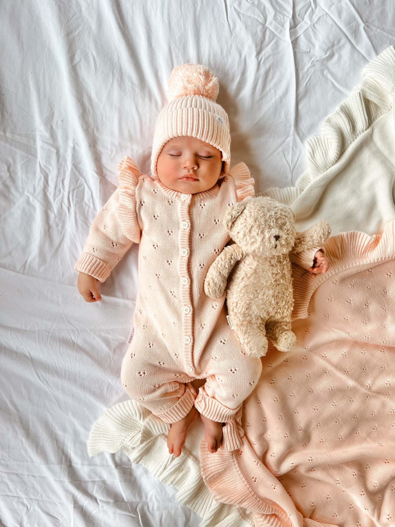 Ziggy Lou Ziggy Lou Beanie Primrose - 0-3M