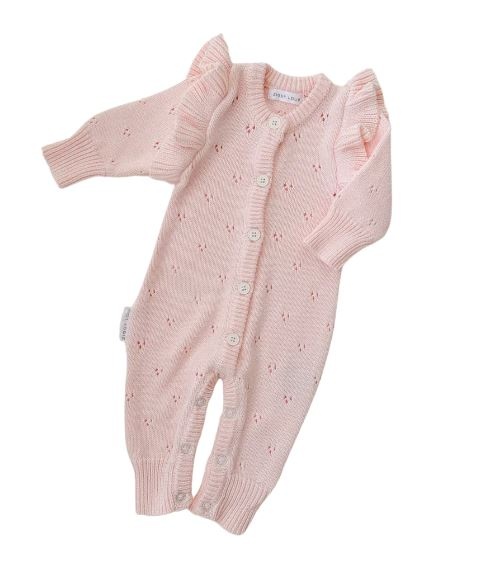 Ziggy Lou Ziggy Lou Classic Knit Romper Primrose