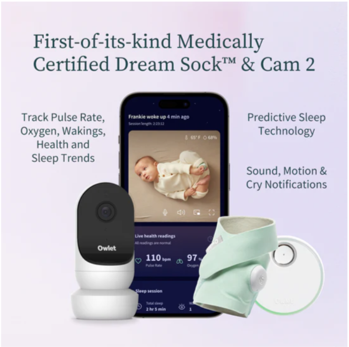 Owlet Owlet Dream Sock and Cam 2 Duo