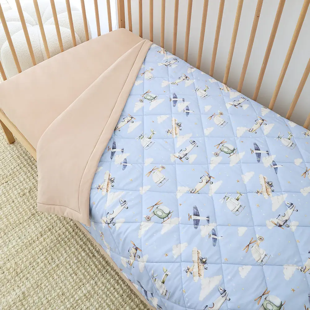 Snuggle Hunny Kids Snuggle Hunny Organic Cotton Cot Comforter