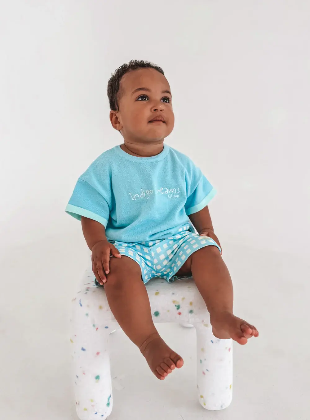 Indigo Dreams Indigo Dreams Gingham Gauze Shorts