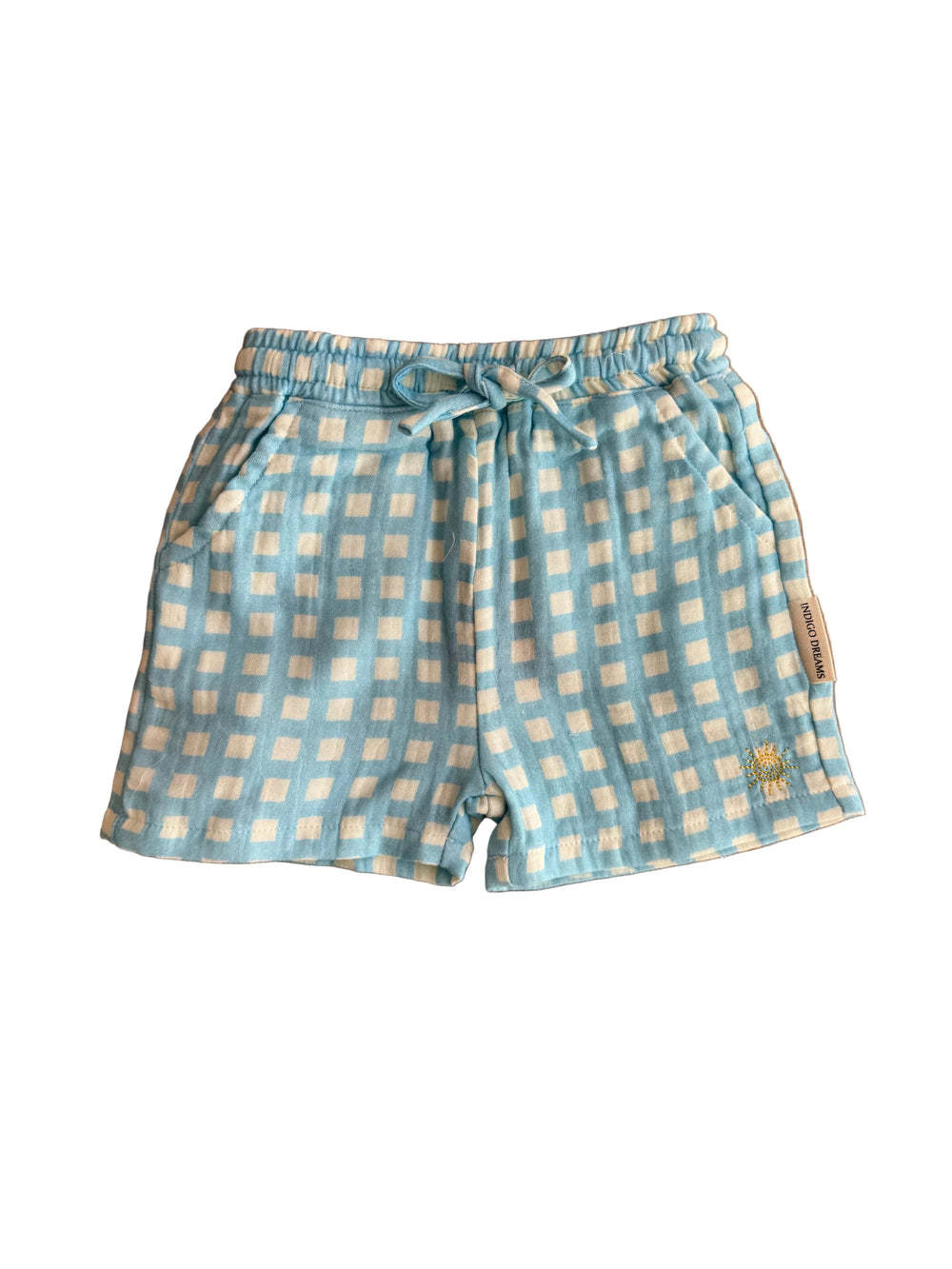 Indigo Dreams Indigo Dreams Gingham Gauze Shorts
