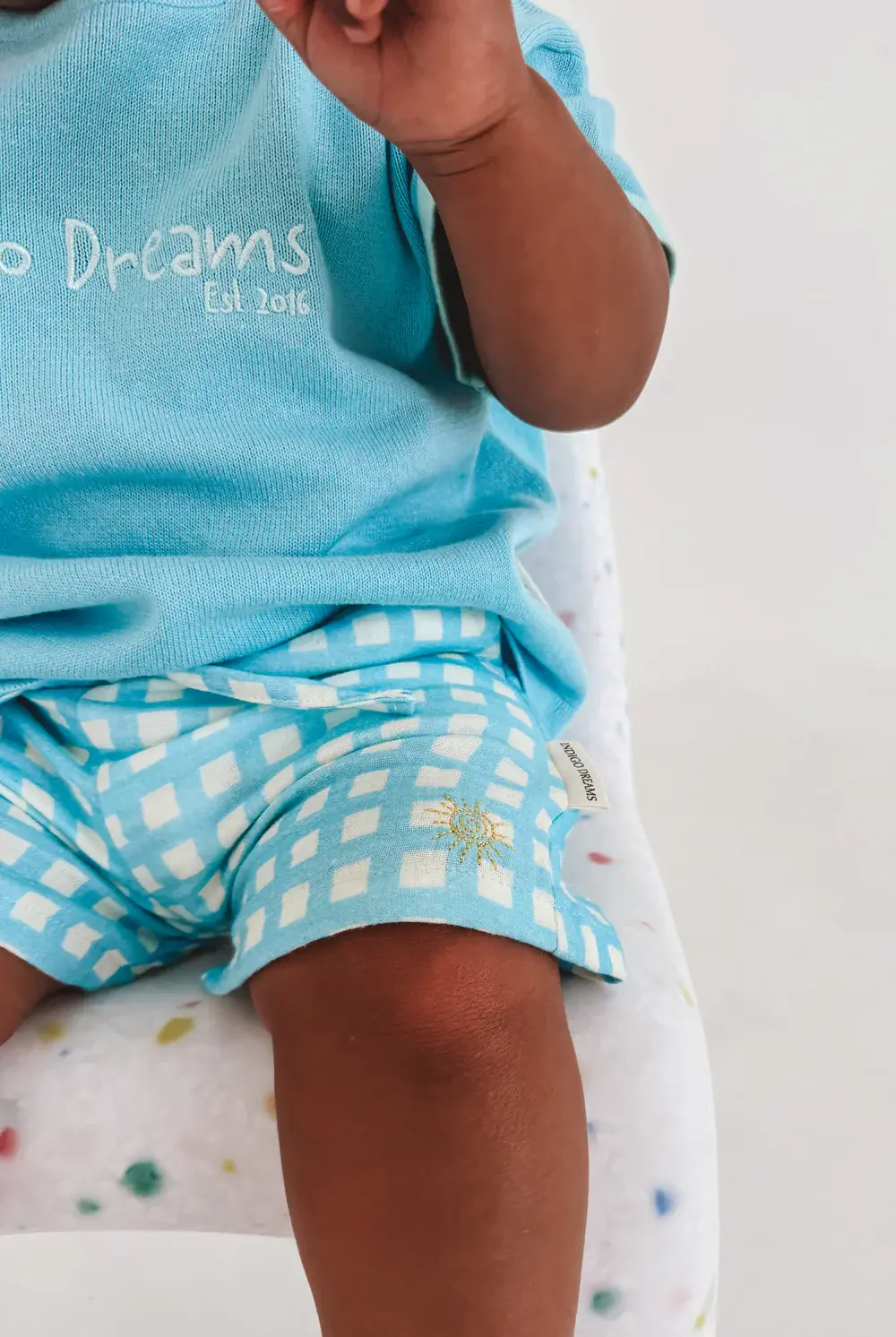 Indigo Dreams Indigo Dreams Gingham Gauze Shorts