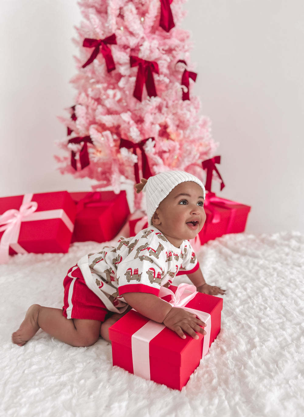 Indigo Dreams Indigo Dreams Red Corduroy Shorts