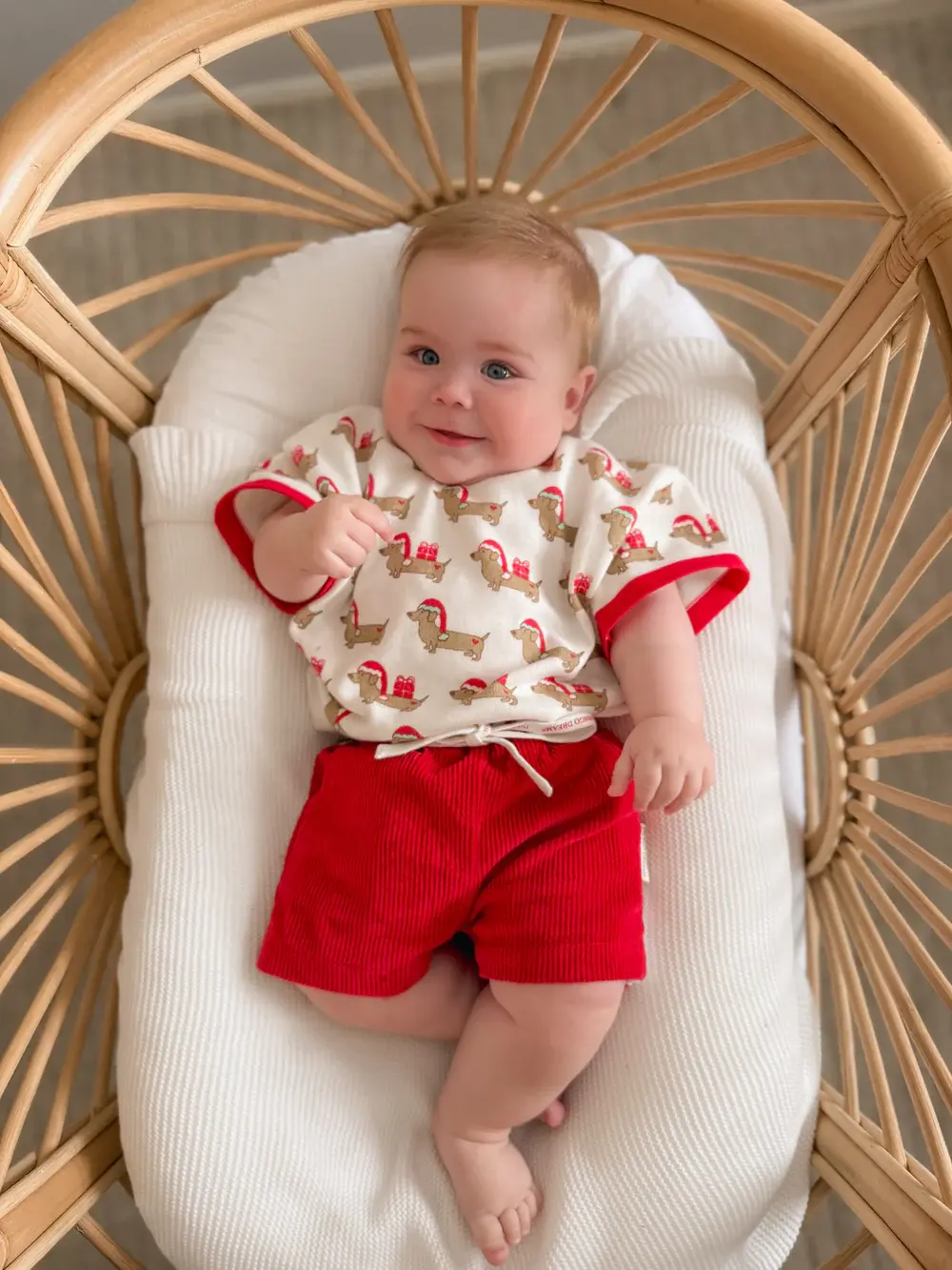 Indigo Dreams Indigo Dreams Red Corduroy Shorts