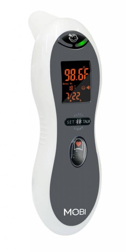 MOBI Ultra Pulse Talking Thermometer is Easy to Use and Takes a