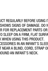 Valco Baby Stowaway Portable Foldable Wooden Cot White