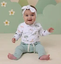 Snuggle Hunny Kids Snuggle Hunny Dog Park Long Sleeve Organic Bodysuit - 6-12 Months (0)