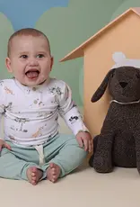 Snuggle Hunny Kids Snuggle Hunny Dog Park Long Sleeve Organic Bodysuit - 6-12 Months (0)