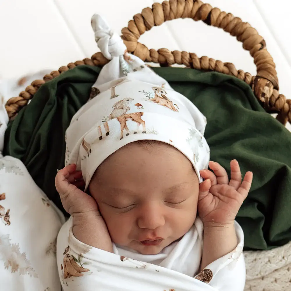 Snuggle Hunny Kids Snuggle Hunny Woodland Tales Organic Knotted Beanie